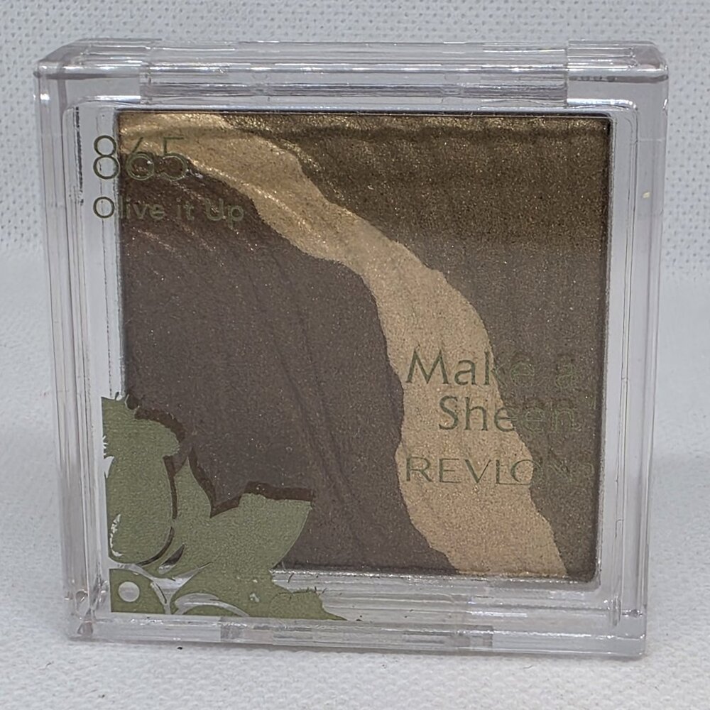 Revlon Lustrous Eyeshadow Trio #865 OLIVE IT UP Make A Sheen SEALED